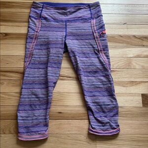 Lululemon Athletica Purple and Pink Leggings